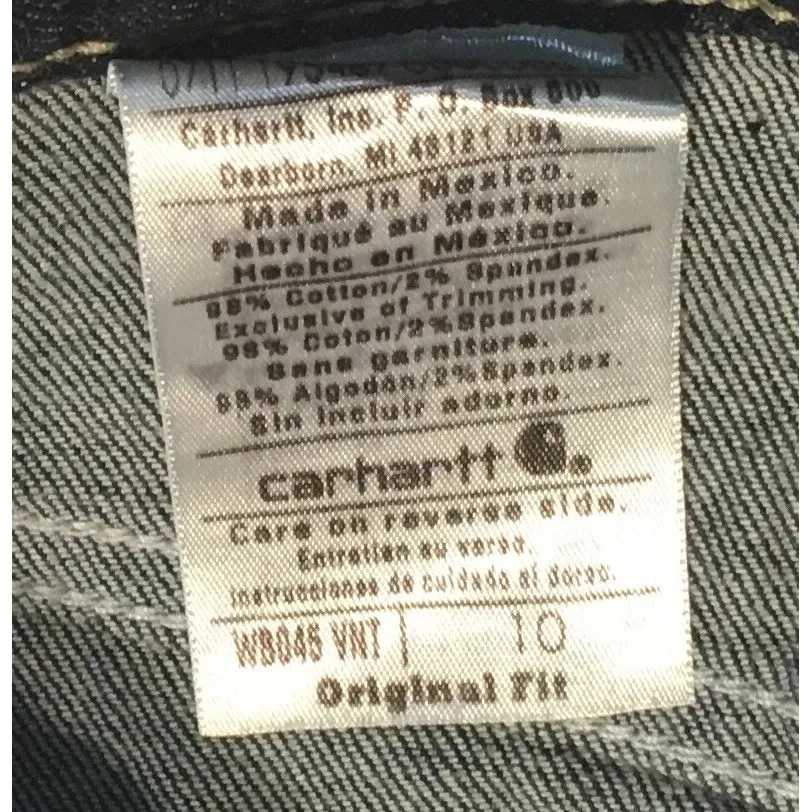 Carhartt Denim Jean Size‎ 10 Dark Wash Original Fit Pencil Skirt - Date Night? - Image 3