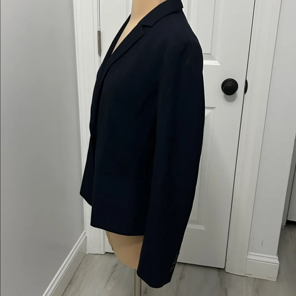 Ann Taylor  Navy Stretch Blazer - Image 4