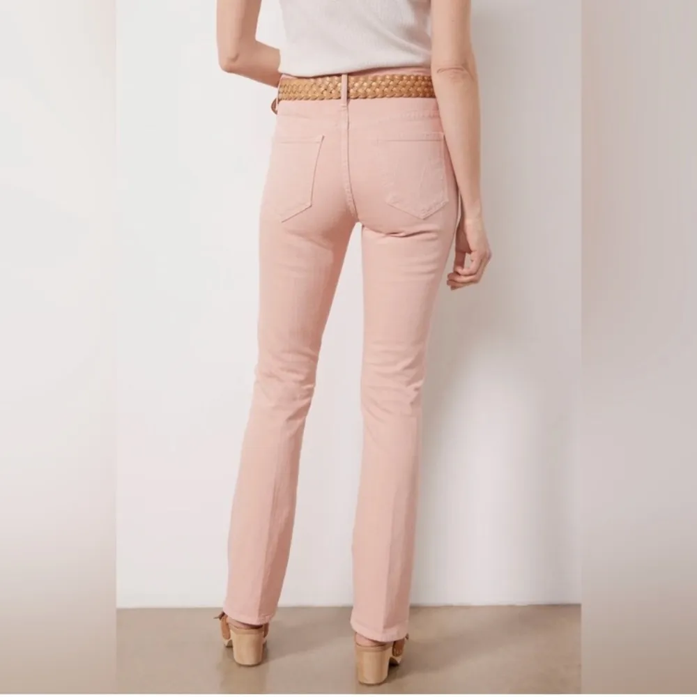 NWT Mother Insider Hover jeans in peach parfait color. Slight flare leg. Size 25 Pink - Image 3