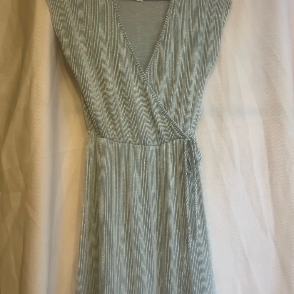 Caution To The Wind Green Asymmetrical Sundress - Image 2