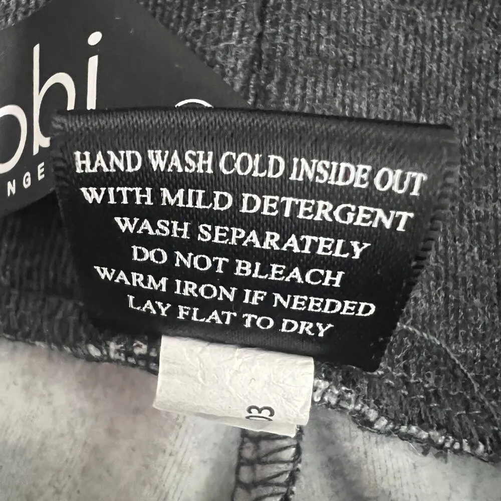 bobi Los Angeles High Rise Womens Charcoal Activewear Wide Leg Soft Pants Sz XS - Image 10