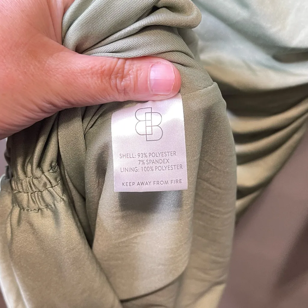 Baltic Born NWT Women's Camden Town Midi Dress Ruched‎ Green Size Small - Image 7