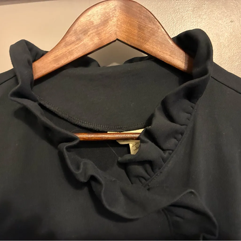 Matilda Jane Black Ruffled Lightweight Jacket - Eco aesthetic - Utility Chic - Image 6