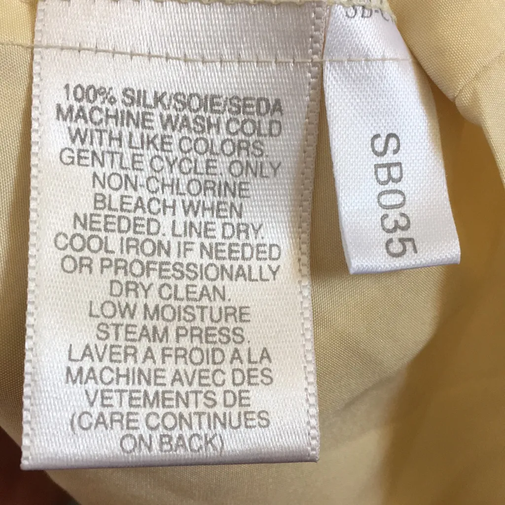 FINAL MARKDOWN Susan Bristol silk top medium - Image 6