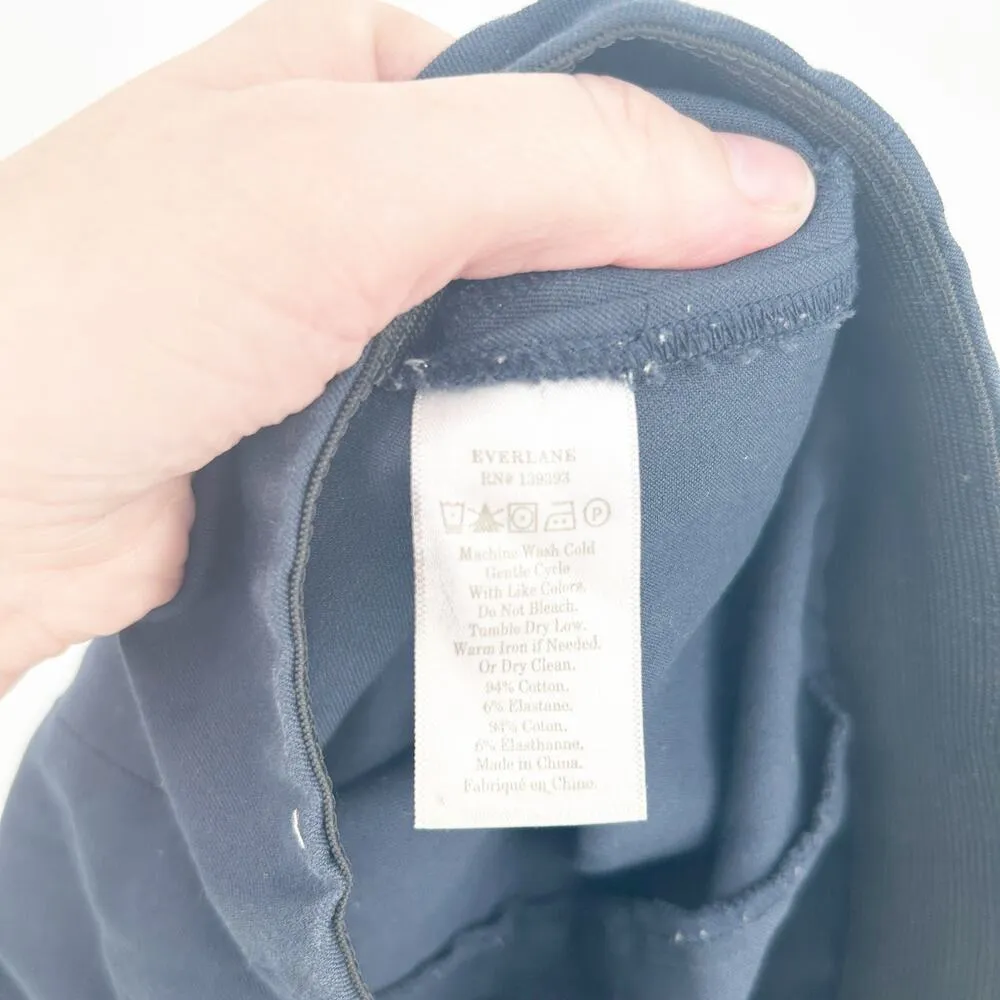 Everlane Women Career Work The Side-Zip Stretch Cotton High Waist Skinny Pants 6 - Image 6