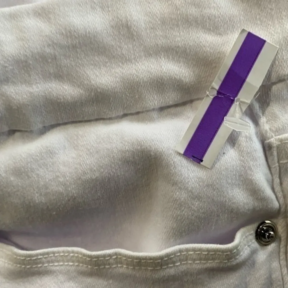 Good American Good Legs Crop White High Rise Skinny Jeans Size 24 NWT - Image 8