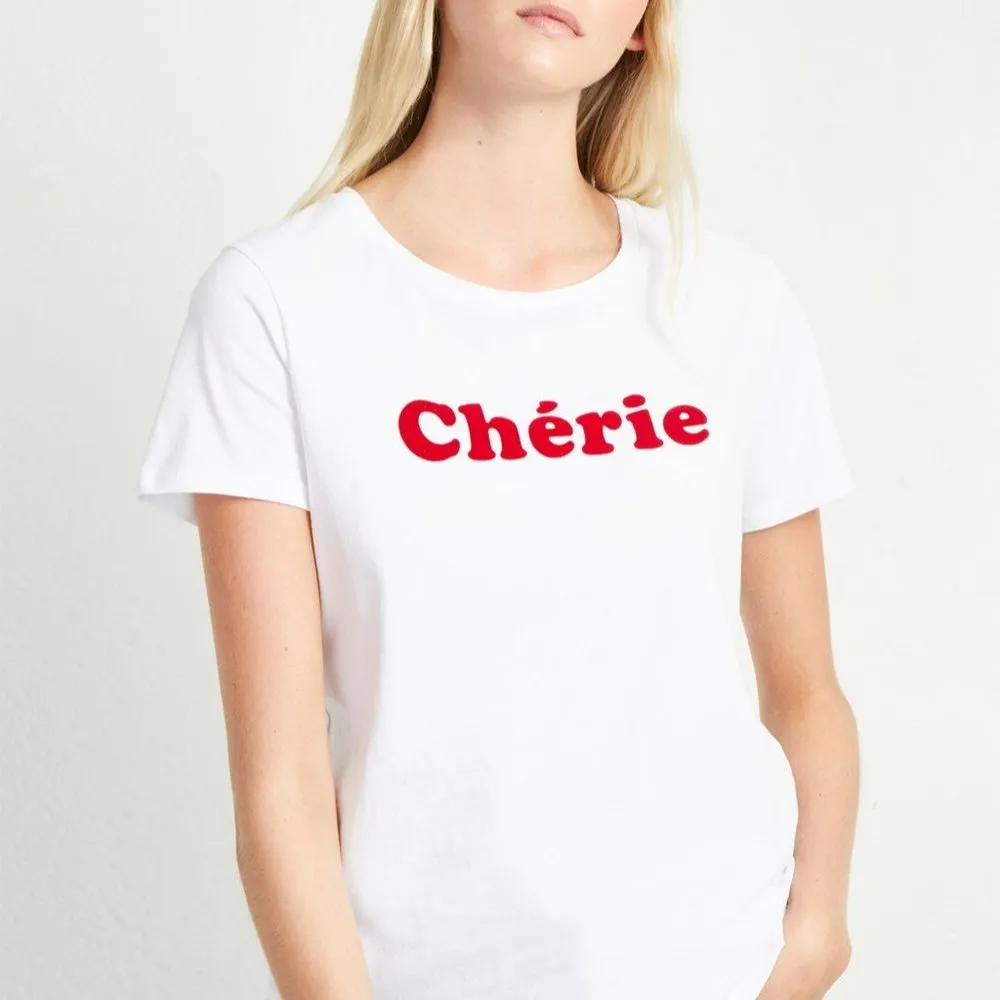 NWT FRENCH CONNECTION CHERIE SLOGAN T-SHIRT - Image 4