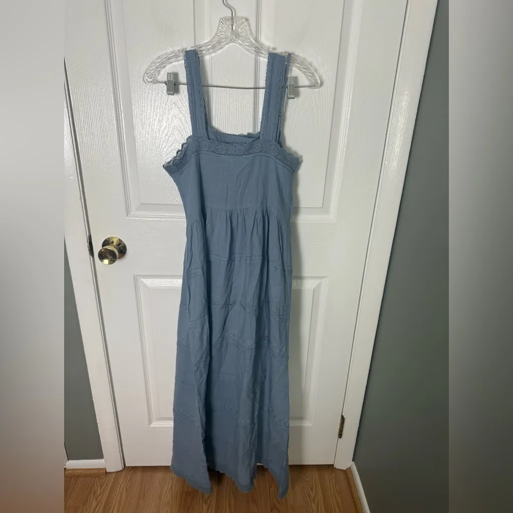 The Great The Reverie Dress in Pale Blue XS - Image 2