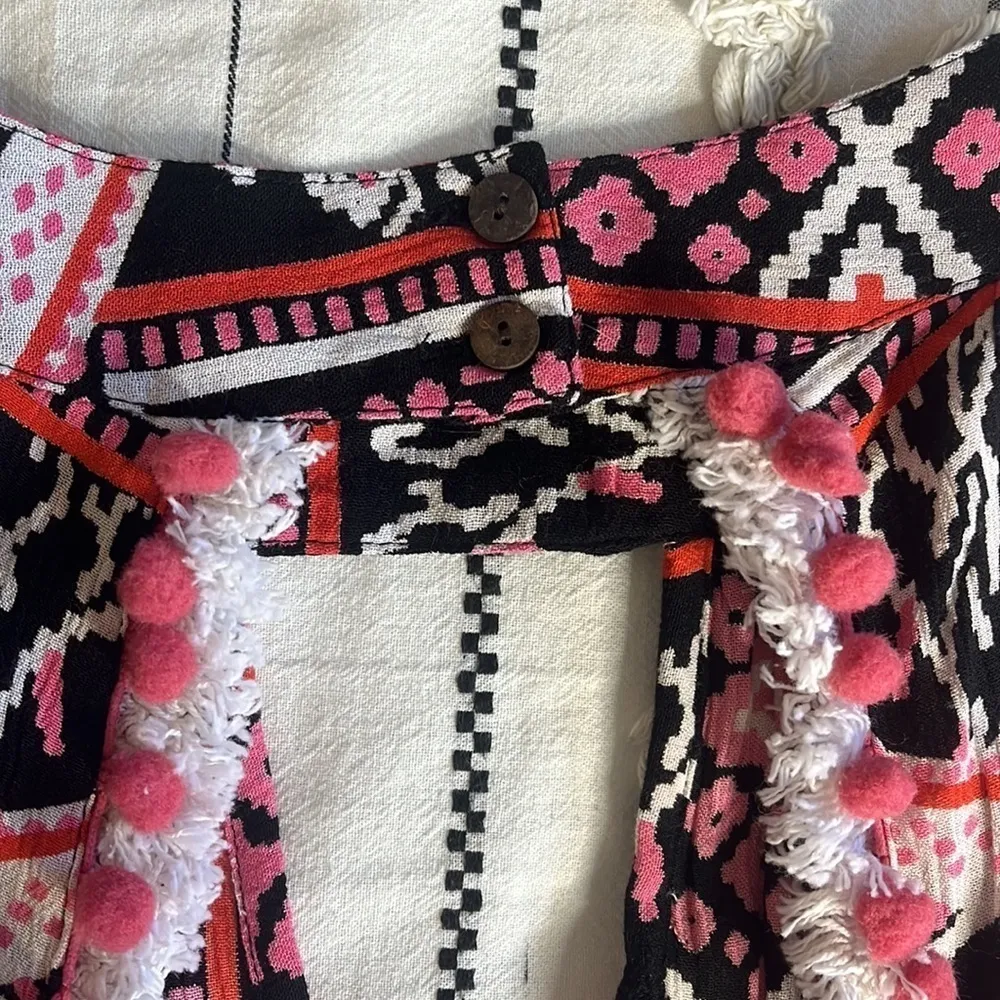 Raga • riviera maya pom pom mini dress - Image 12