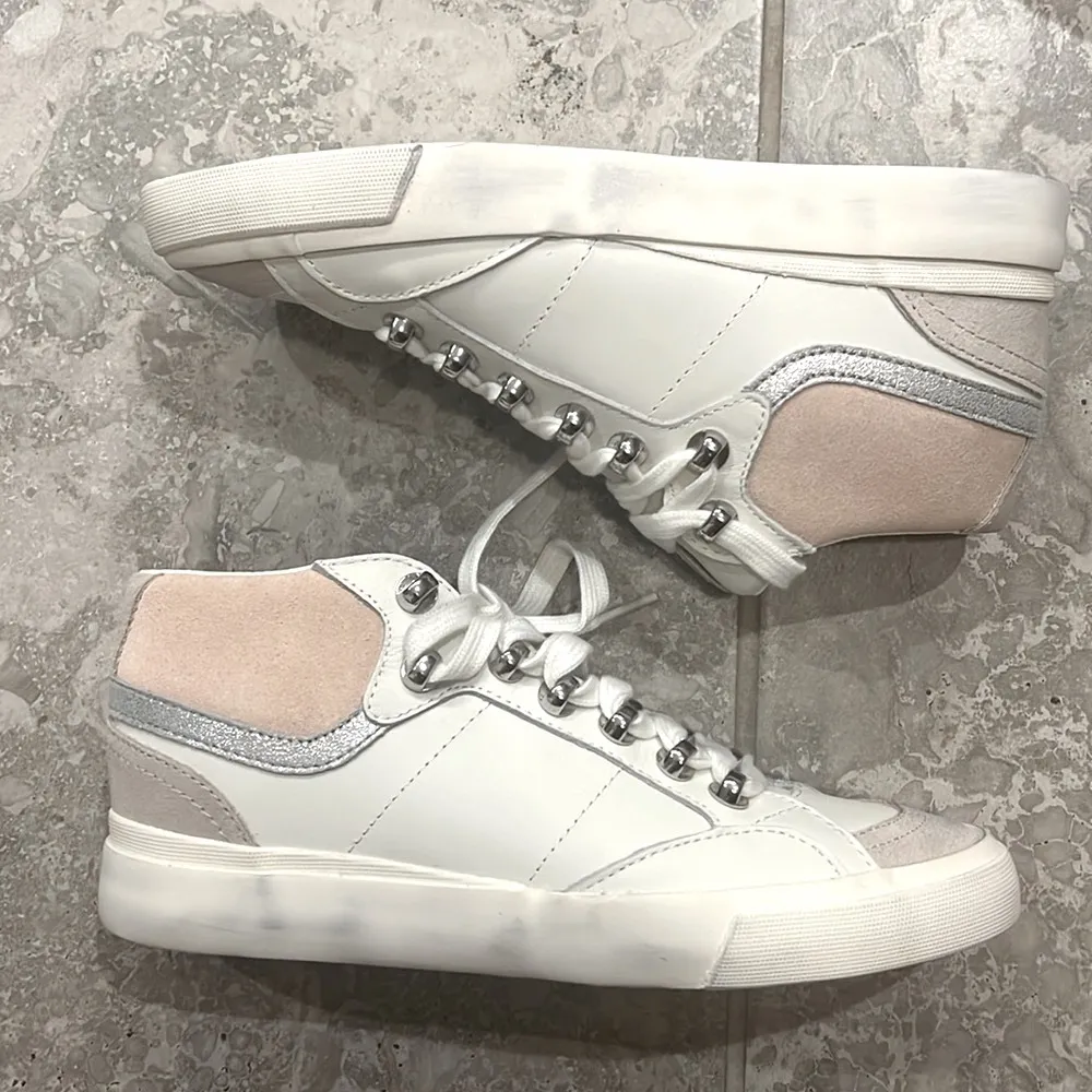 Marc Fisher LTD Merin 3 High Top Sneakers in White, Size 6.5 New in Box $160 - Image 4