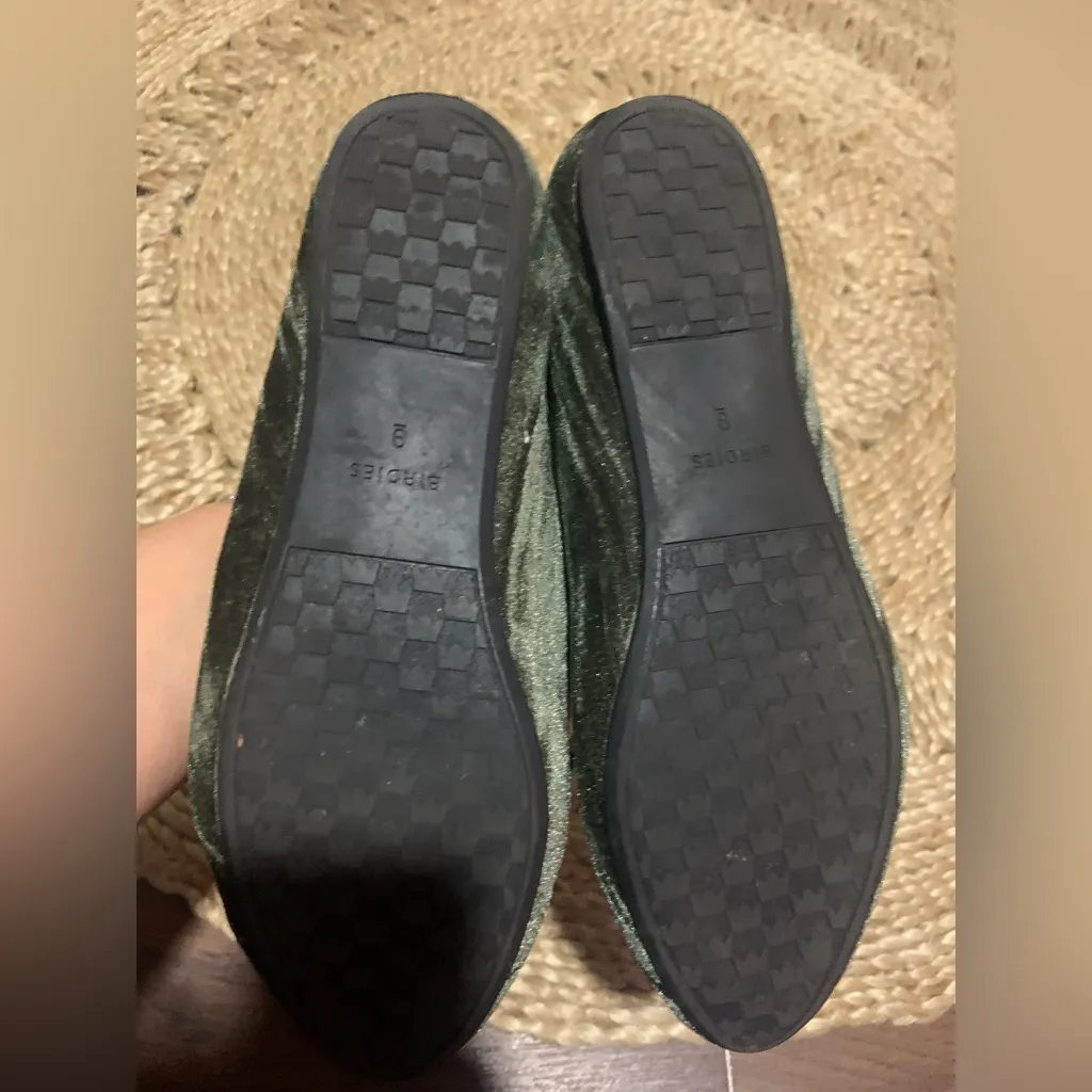 BIRDIES
Heron Emboridered Velvet
Loafer In Olivine nwot casual winter $110 - Image 4