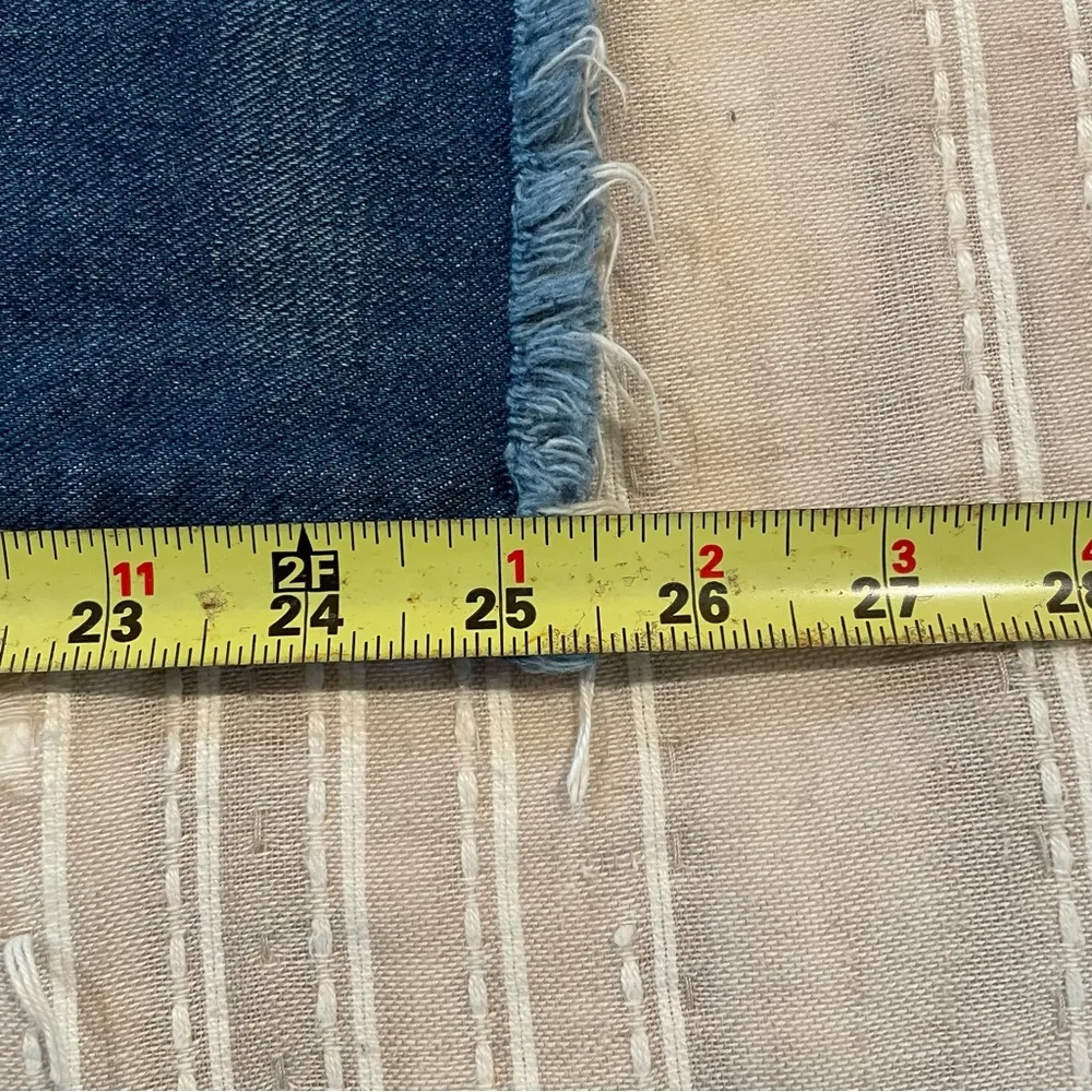 Retro Crop Bootcut Jeans: Knee Rip Edition 27 - Image 12