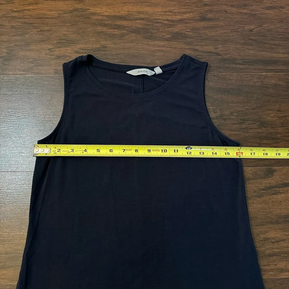 Athleta navy blue oversize tank top size XS - Image 10