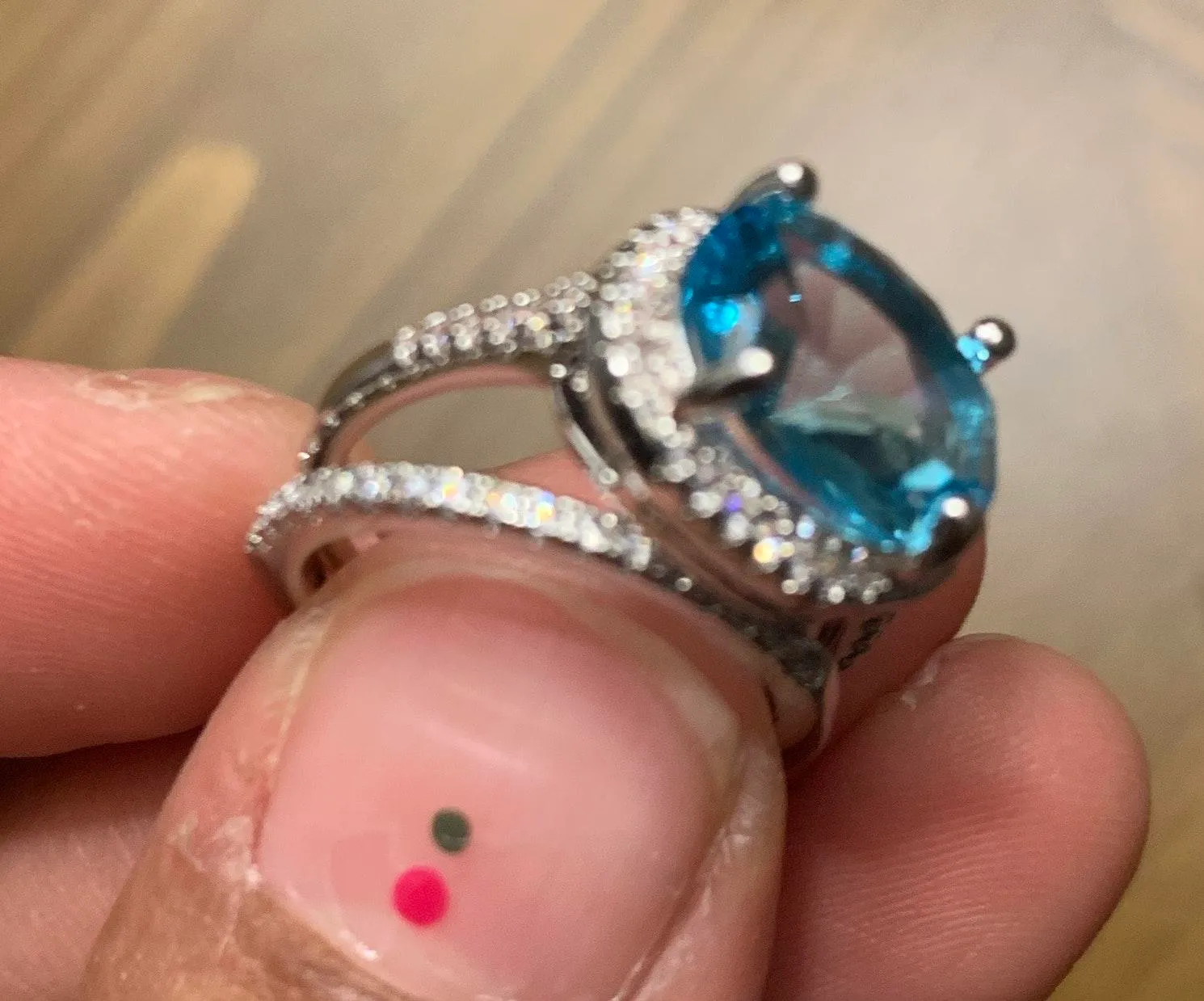 Beverly Hills Boutique Ring Set.. Silver - Image 4