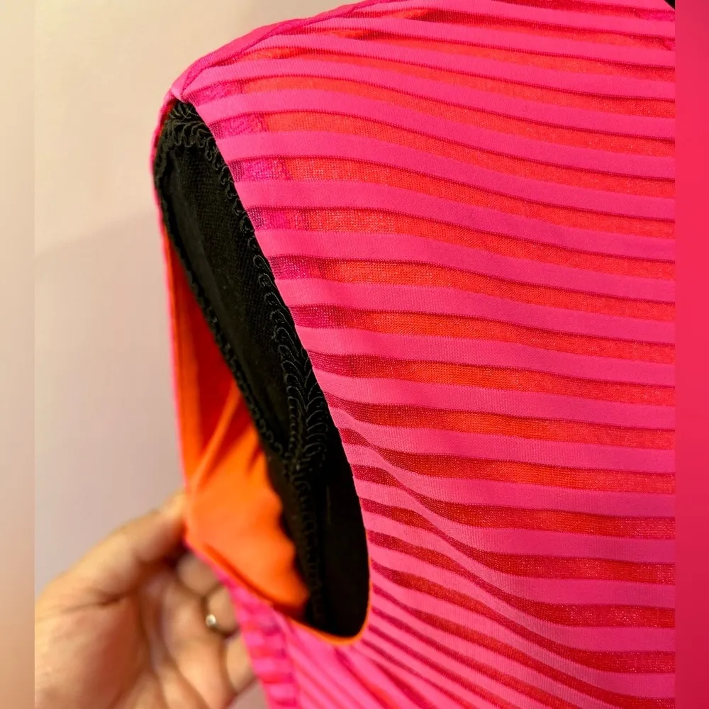 NWT  Silence + Noise Shadow Striped Muscle Tee Dress Size Med - Image 11