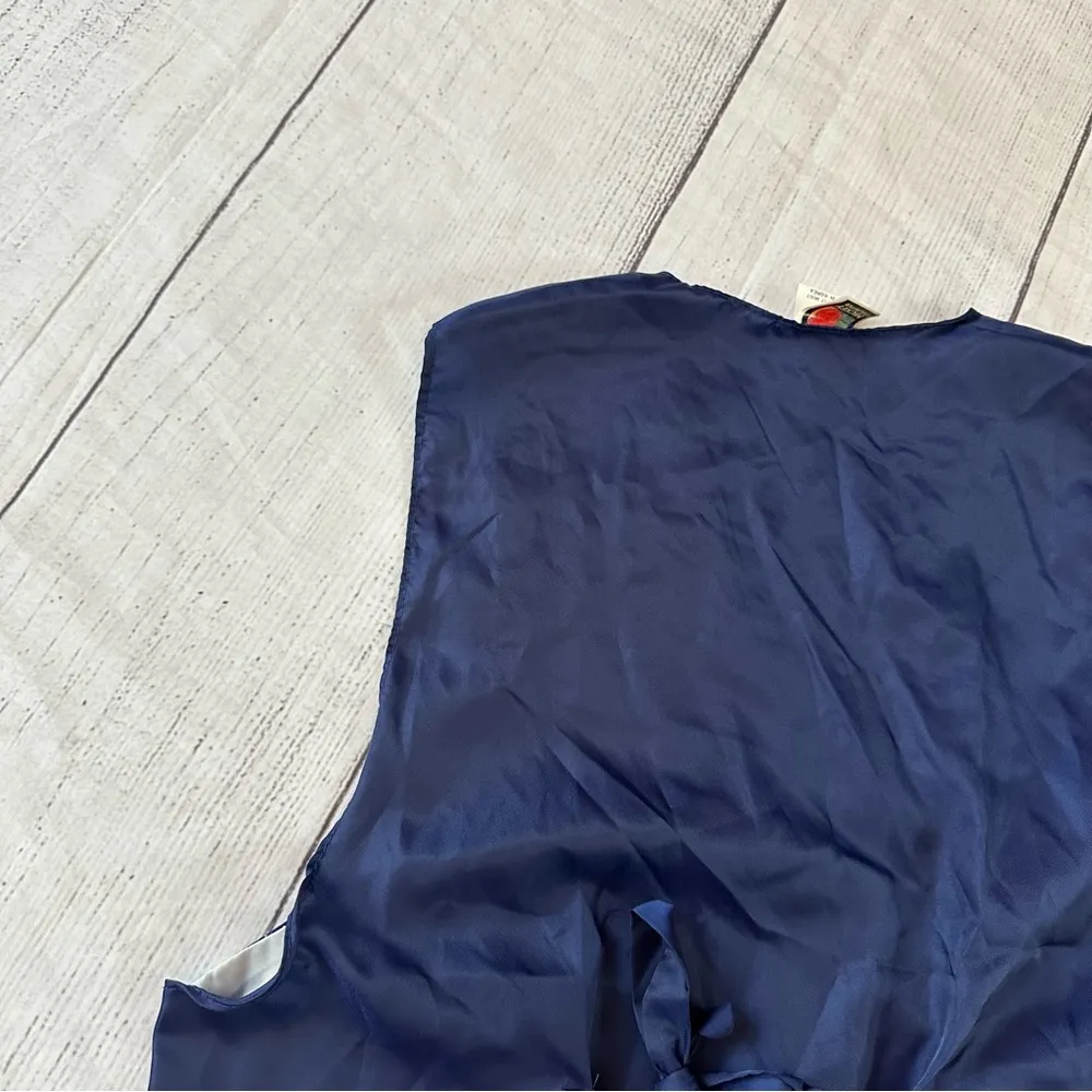 Vintage Mickey Unlimited patriotic red white blue vest - Image 12