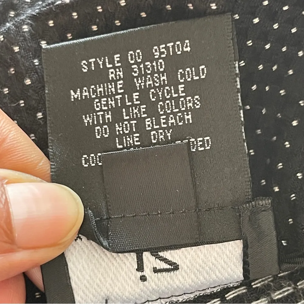 IZ BYER | Black Polka Dot Pencil Skirt Sz 11 - Image 6