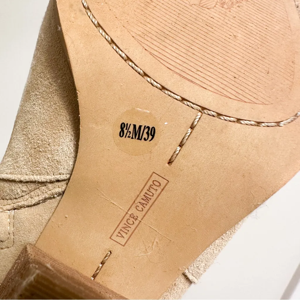Vince Camuto Nestel Knee High Boot Suede Tan sz 8.5 - Image 14