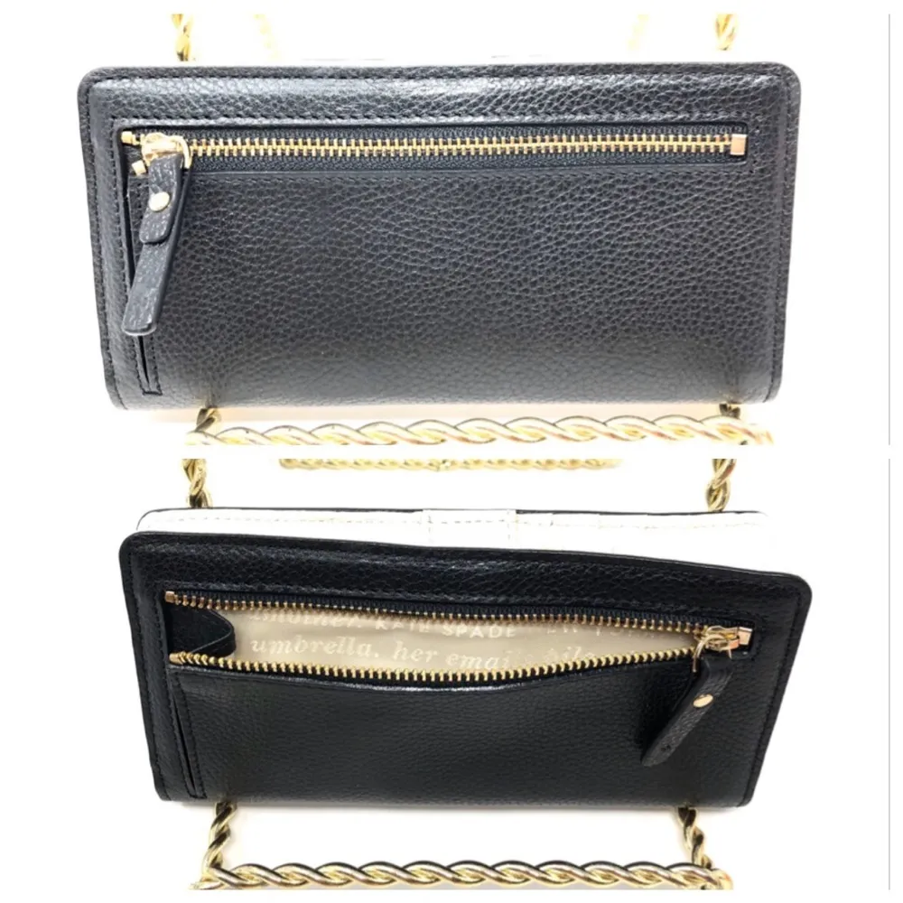 KATE SPADE black leather wallet, NEW - Image 7