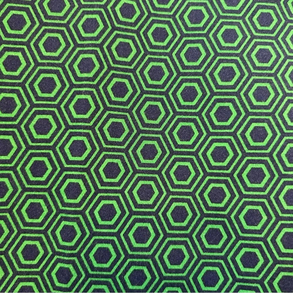 Laundry by Shelli Segal green and navy geometric print Bermuda shorts size 14 - Image 14