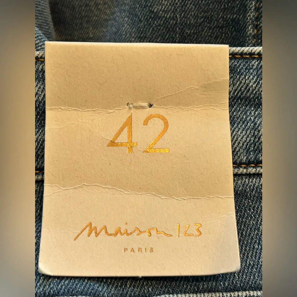 Woman’s Maison 123 Suzy2 Denim Classic Jeans Blue Size 12 - Image 9