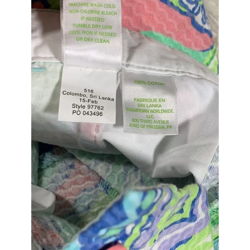 Lilly Pulitzer Scalloped Hem Shorts in Conch Republic Size 2 NWOT - Image 5