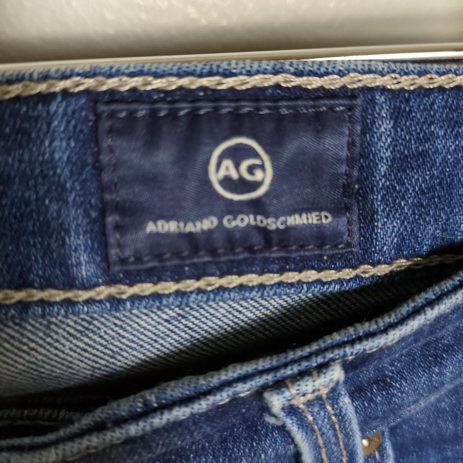 AG Adriano Goldschmied The Stevie Ankle Slim Straight Jean Dark Wash Women's 29 - Image 3