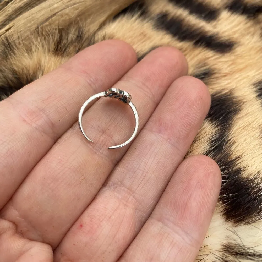 Feet Sterling Silver Toe Ring Silver - Image 4