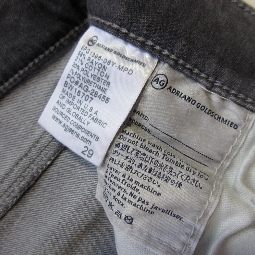 NWT Adriano Goldschmied Farrah Skinny Crop in 8 Years Moonstone Ripped Jean 29 - Image 6