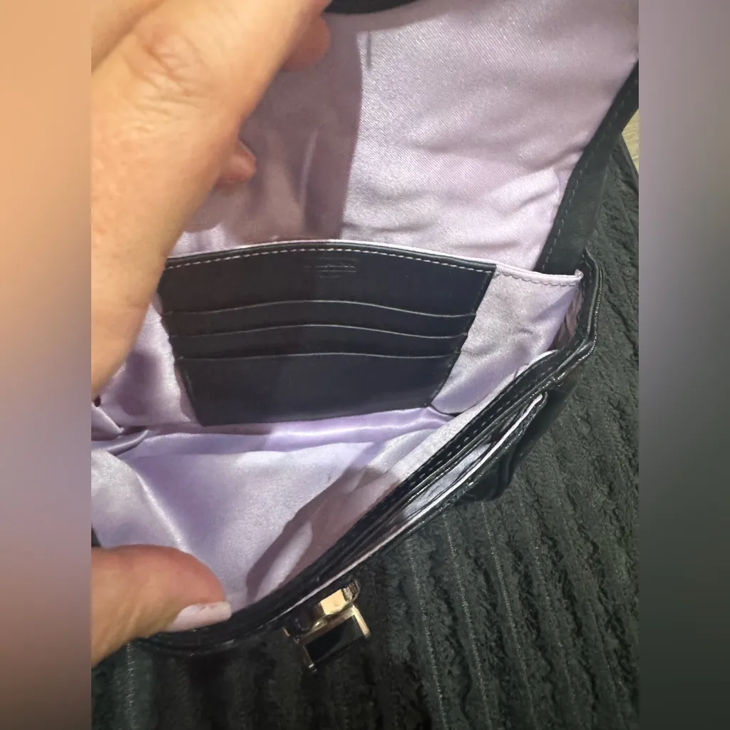 Coach Black Embossed Clutch - Image 8