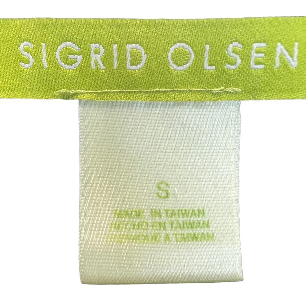 Sigrid Olsen Black Long Sleeve Wrap Dress Classic Style Neutral Office Classic - Image 2