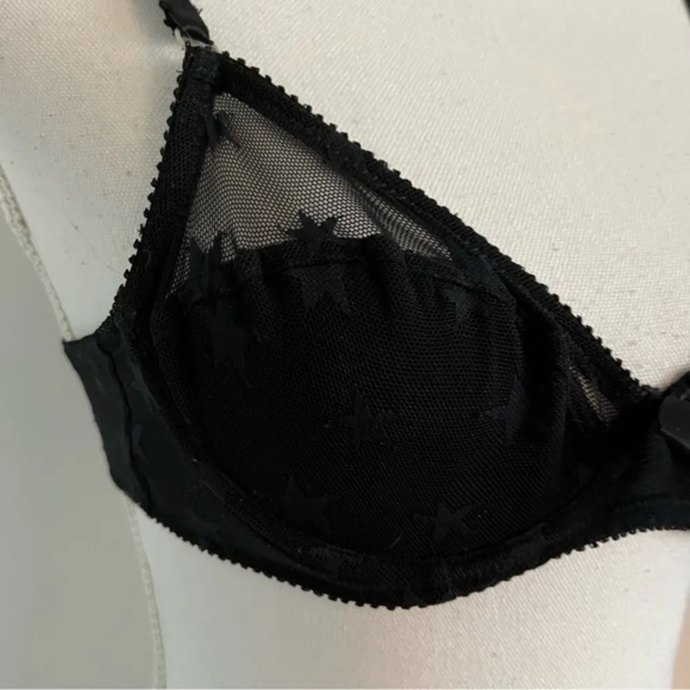 Aerie • Black Star Mesh Unpadded Bra - Image 38