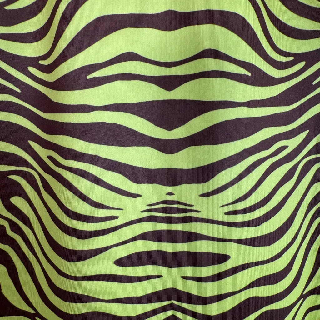 MESHKI LIMA Halter Zebra Print Halter Neck Midi Dress size XS - Image 12