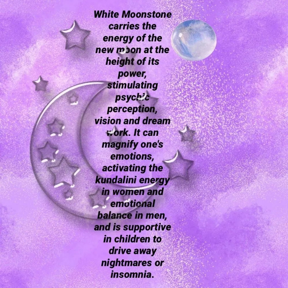 Sterling Silver Natural Black Tourmaline In Rainbow Moonstone Ring Size 6 - Image 9