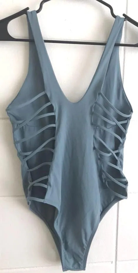 l*space blue one piece Swim Suit  - Image 3