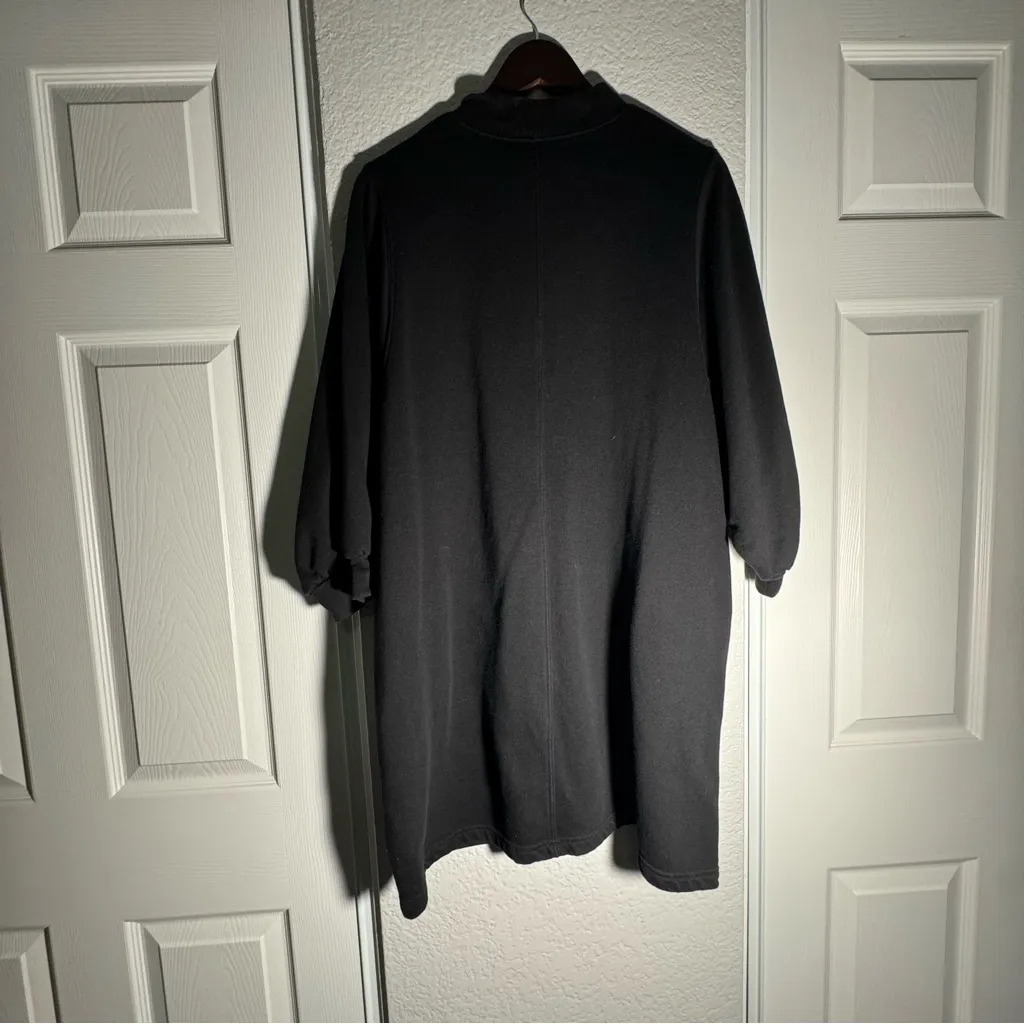 Monki • Sweater Dress • Pockets • Black • Medium - Image 6