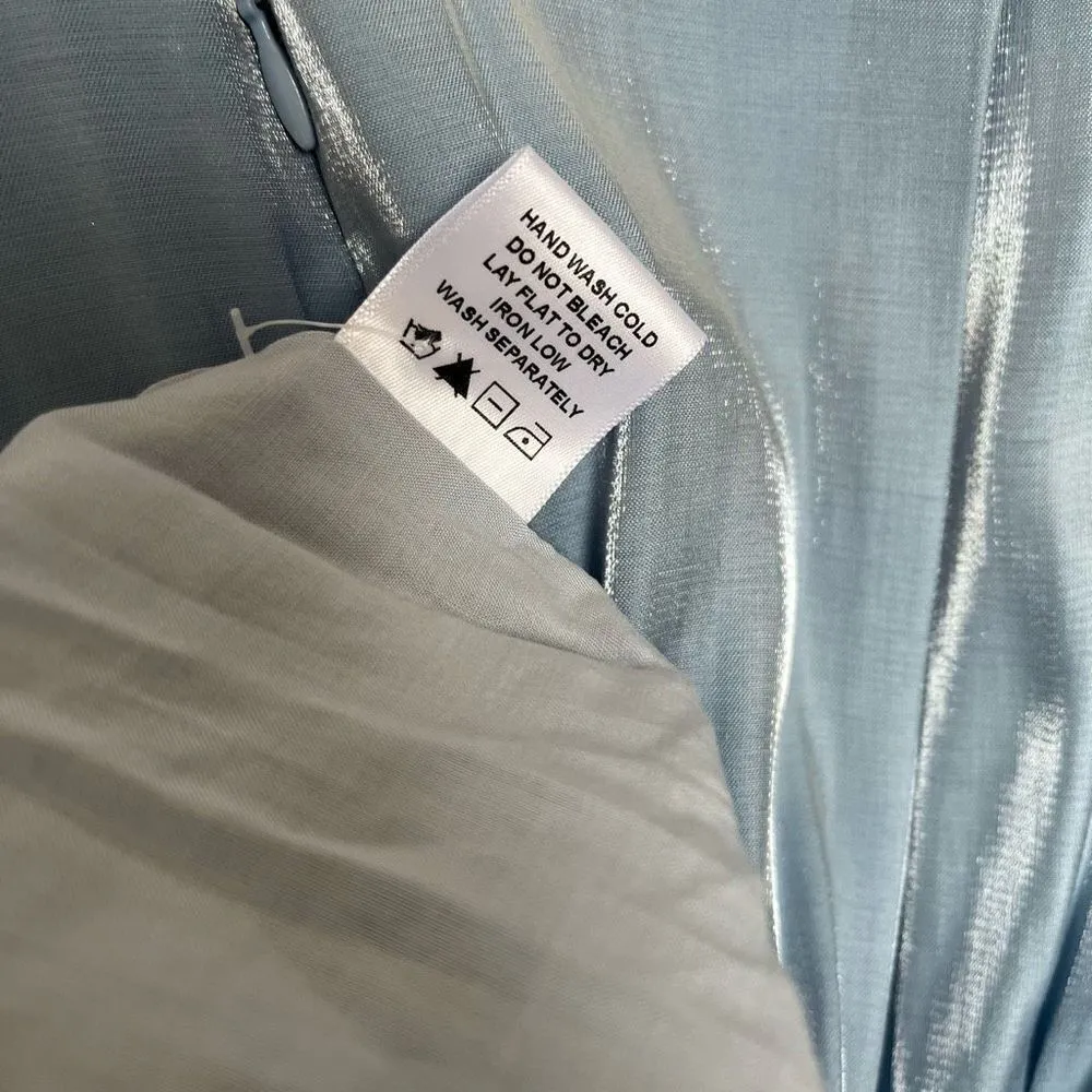 Song of Style Tucker Mini Dress in Clearwater Blue‎ Blue - Image 8