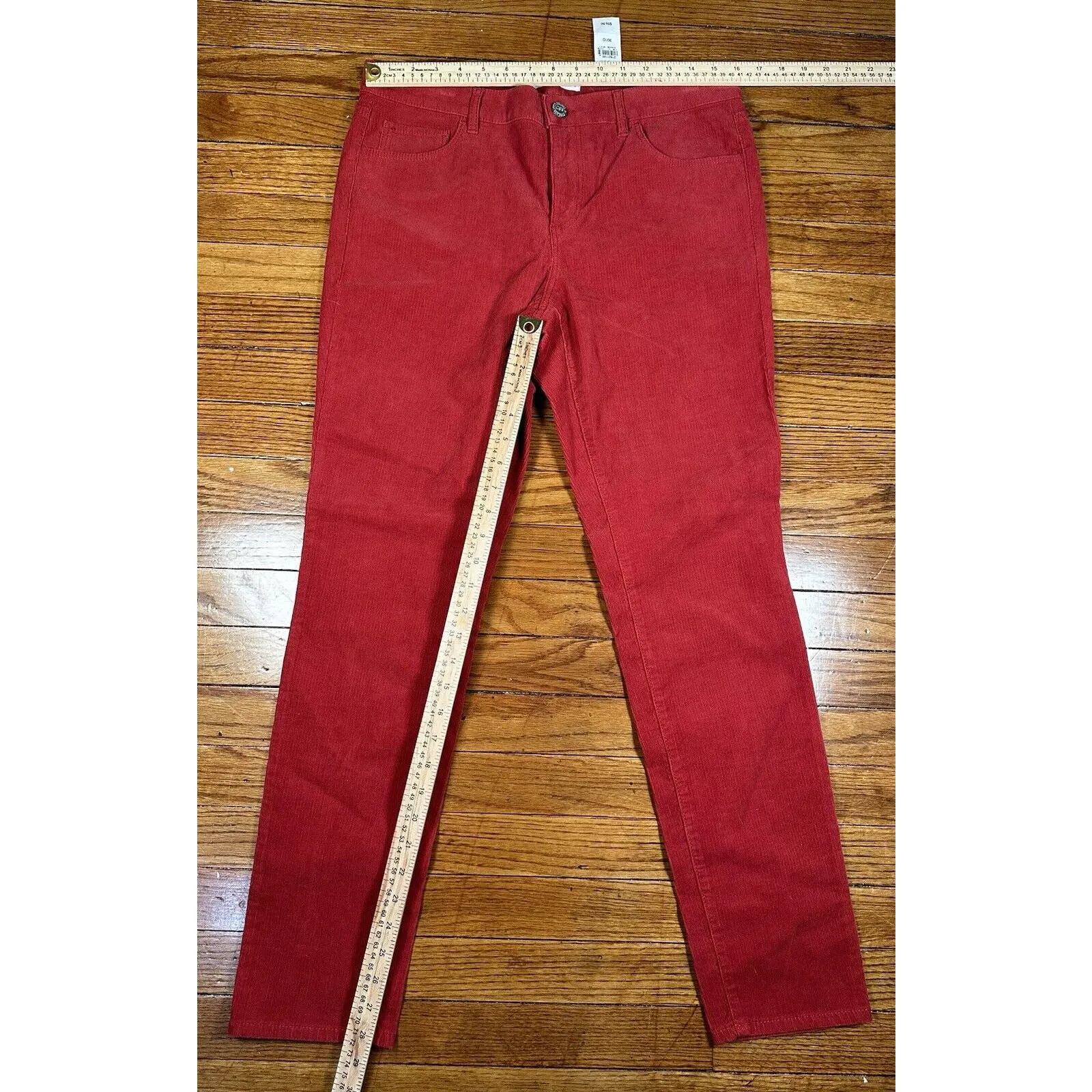 Ann Taylor Loft Women's Size 10 Brown Modern Skinny Corduroy‎ Pants Pockets - Image 4