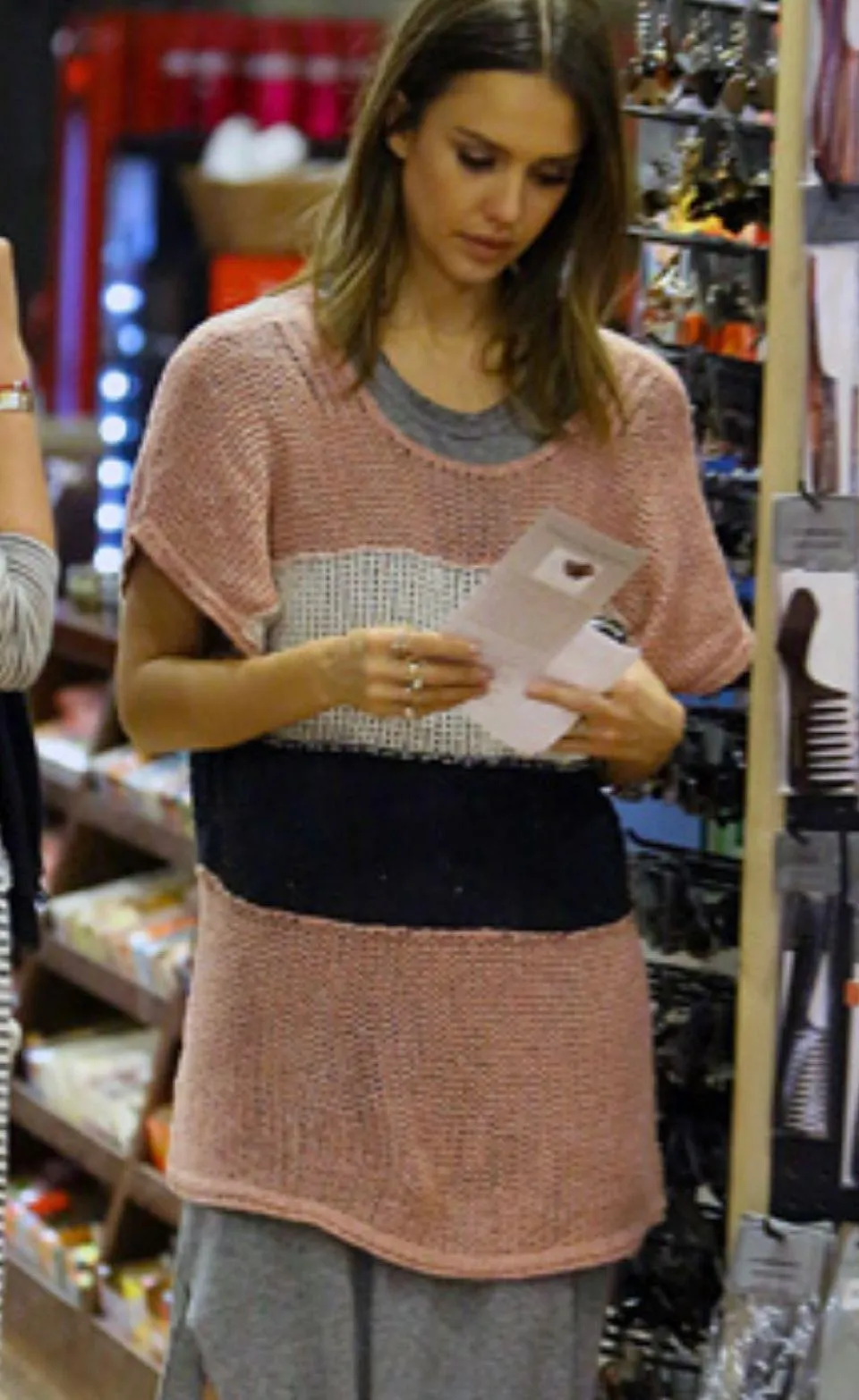 NEW! Estate Stripe Open Weave Sweater - Image 3