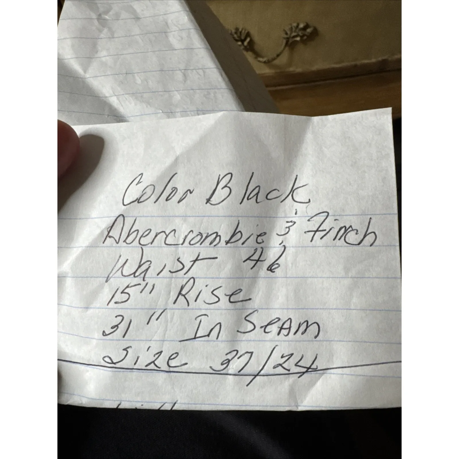 Abercrombie & Fitch Curve‎ Love Vegan Leather 90's Straight Pant Size 37 - Image 6