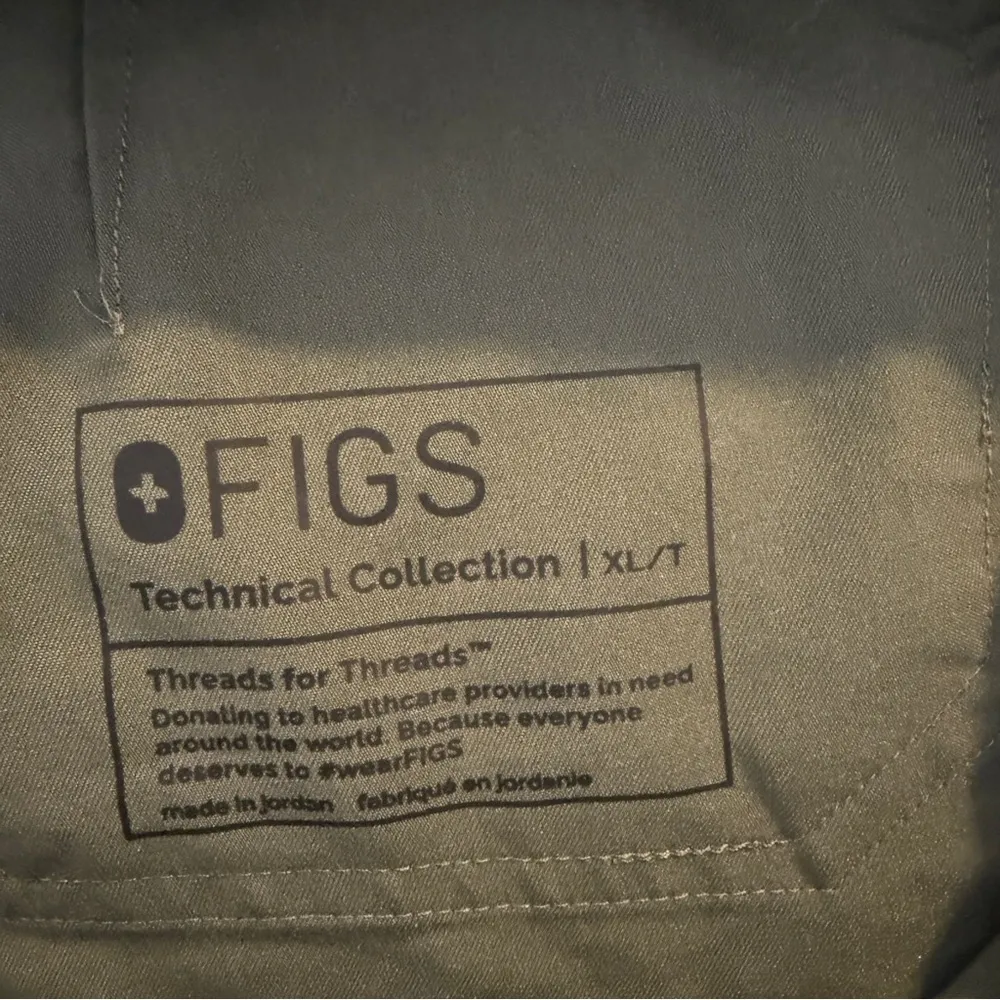 Figs High Waisted Livingston Moss Scrubs Women’s Size XL/T - Image 11