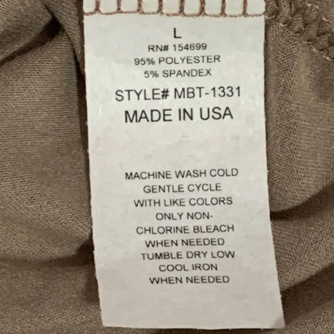 Mother Bee Maternity Womens Brown 3/4 Sleeve Top Size Large New - Image 5