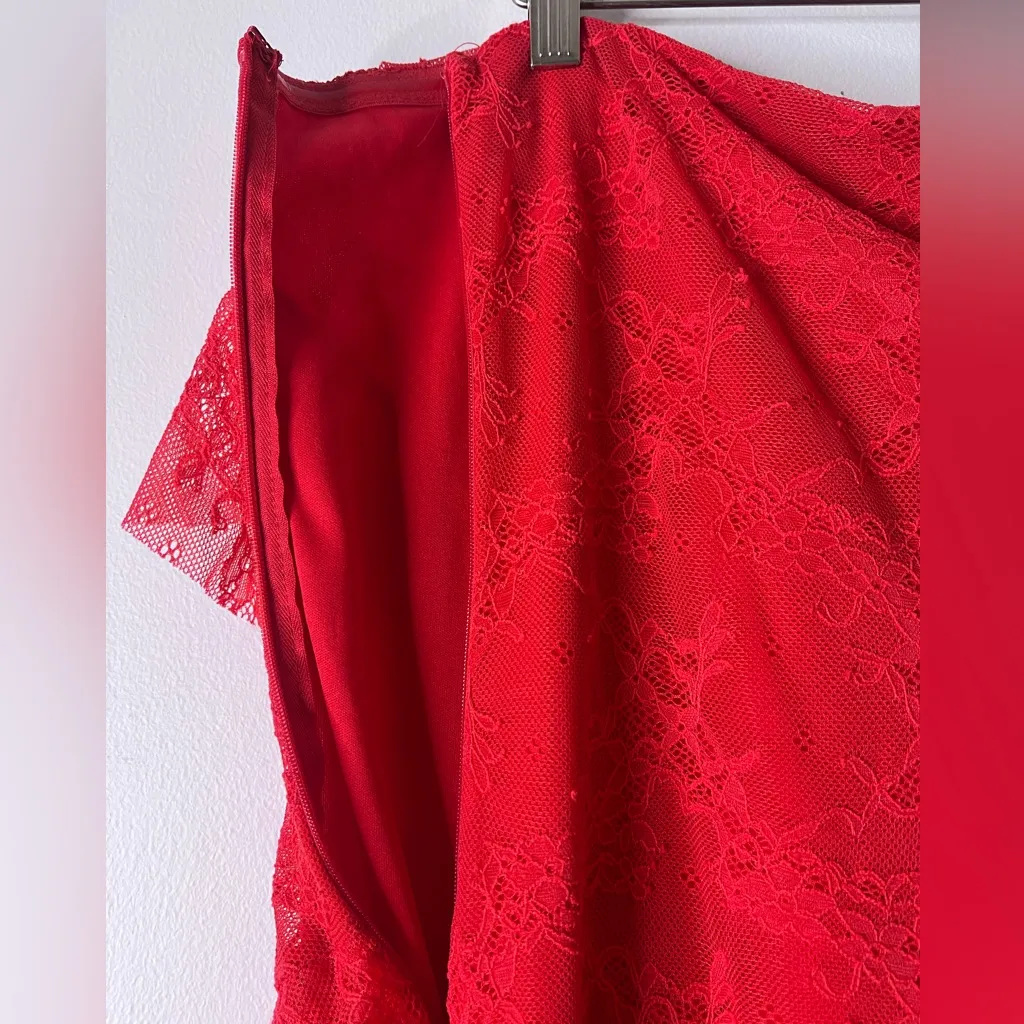 NWT Wild Fable Lace Ruffle Maxi Bodycon Dress Strapless Maxi Dress XXL Party - Image 8