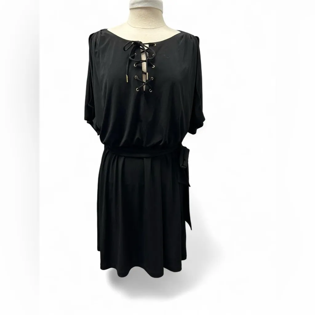 Jessica Simpson Elegant Black Dress - Image 3