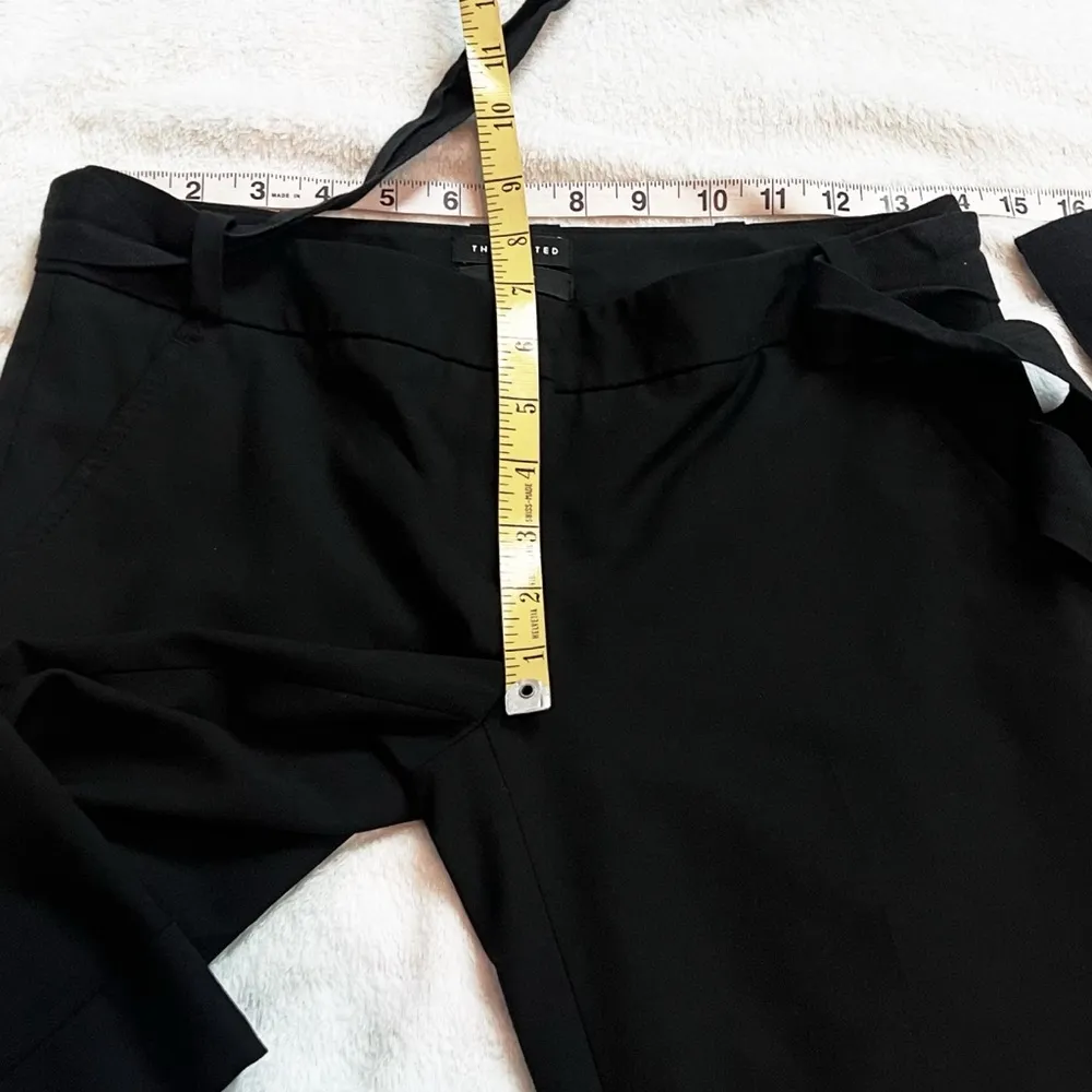 The Limited Drew Fit Low Rise Bermuda Shorts Black Cuffed Size 2 Stretch Pockets - Image 12