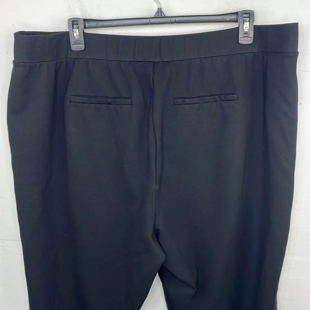 Torrid Pull On Black Dress Pants Capris Straight Leg size 4X - Image 6