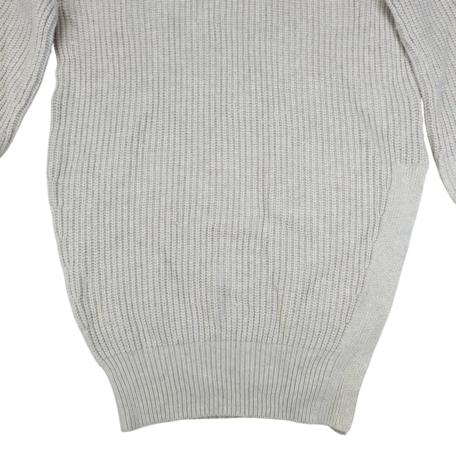 Moth Anthropologie Women's Cream Knit Turtleneck Sweater Dress Size Small Winter - Image 4