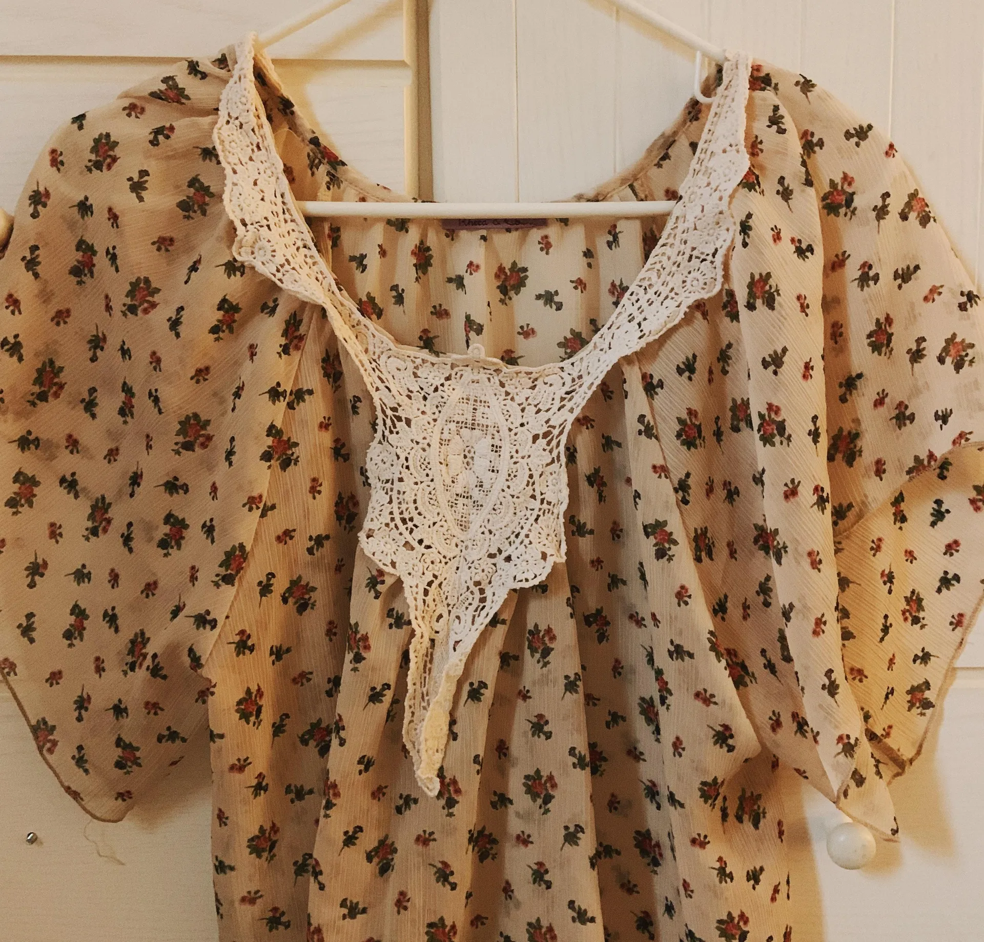 Flowy Floral Blouse Multi - Image 4