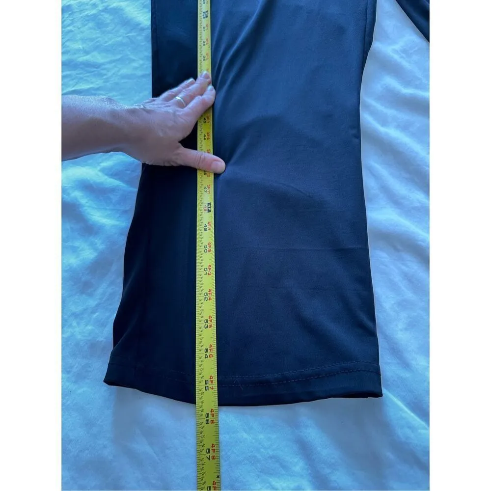 H by HALSTON BLACK V-NECK JUMPSUIT SIZE LARGE Black - Image 7