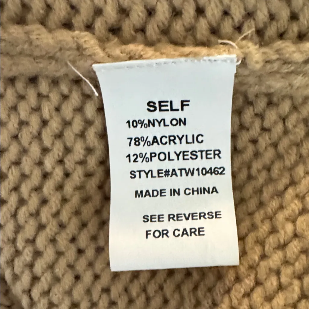 Chic Tan Leopard Print Sweater - Image 6